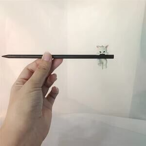 Cute Cat Hair Stick with Removable Dangling Flowers – Handmade Vintage-Hairpin